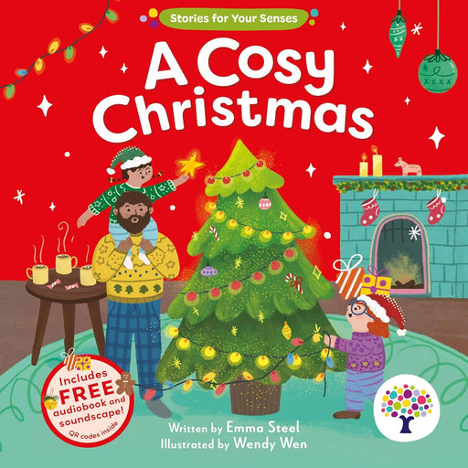 A Cosy Christmas (Stories for Your Senses) by Emma Steel - Ages 3-5 - Board Book (Includes Free Audiobook & Soundscape!) 3-5 Every Cherry Publishing