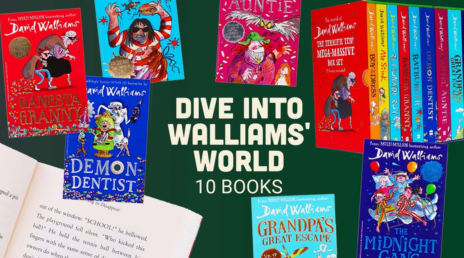 The World of David Walliams - The Terrific Ten! Mega-Massive 10
