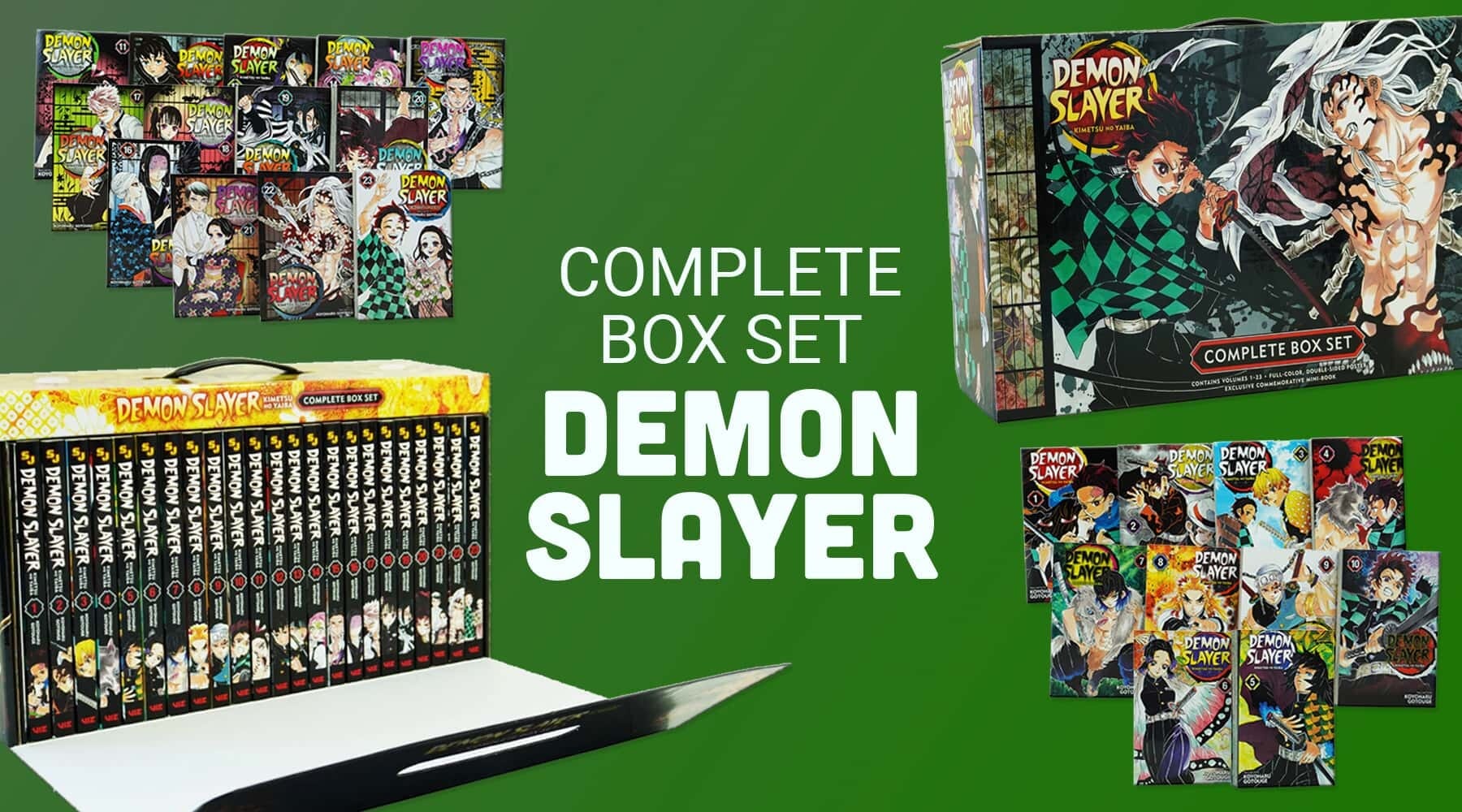 Demon Slayer Complete Box Set: Includes Volumes 1-23 with Premium