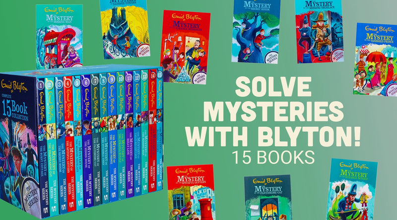 The Mystery Series Find-Outers Complete 15 Books Collection Box Set by Enid Blyton – Ages 9-14 – Paperback B2D DEALS Hodder & Stoughton