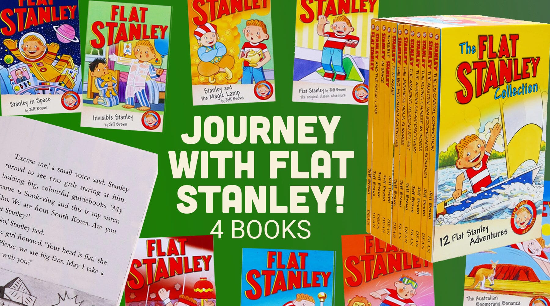 Behind The Boy - Flat Stanley Books Flat Stanley Books