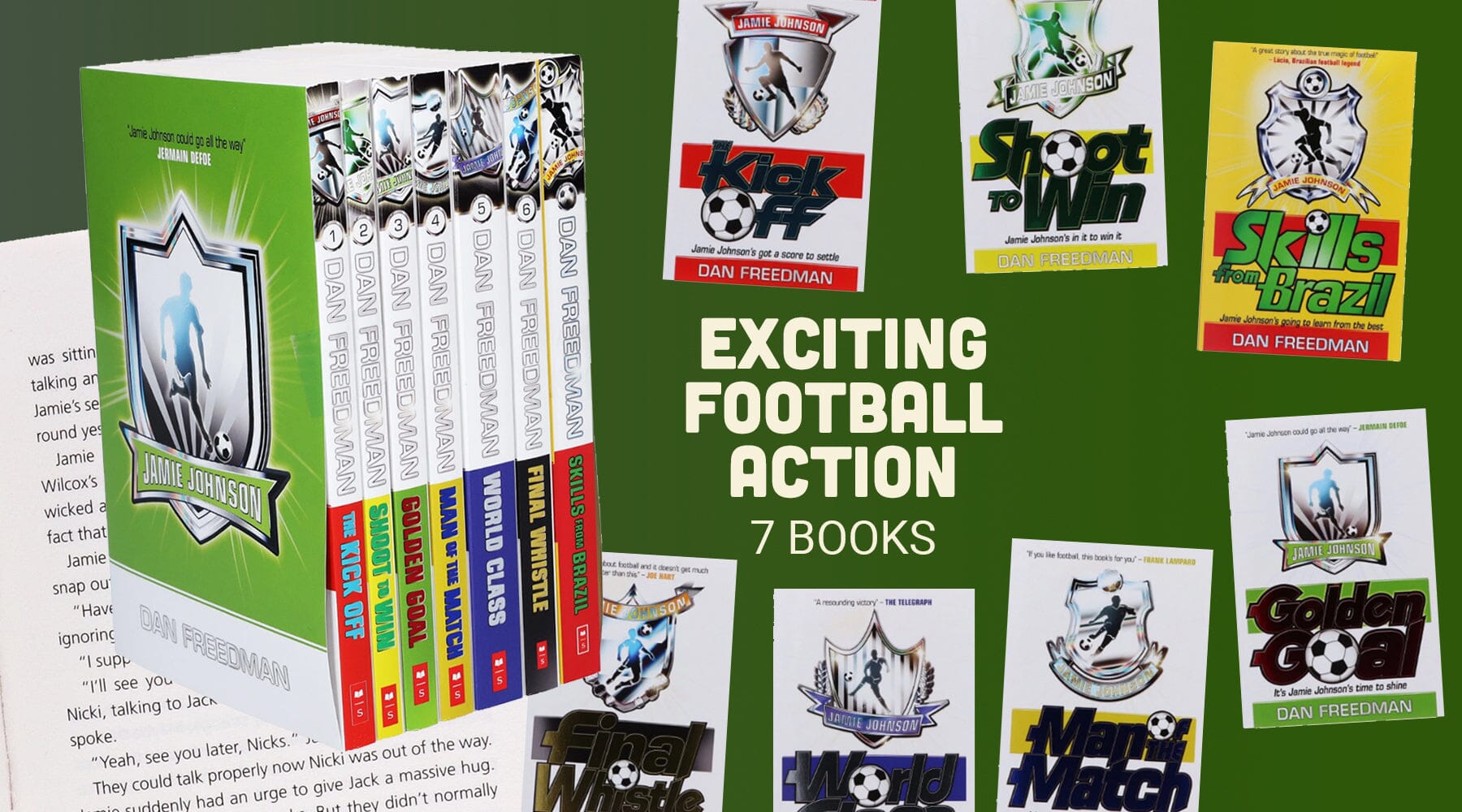 Jamie Johnson by Dan Freedman 7 Books — Books2Door