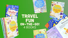 Usborne Travel Activity Games Tear off Pads 4 Books Collection Set - Ages 4-10 - Paperback 5-7 Usborne Publishing Ltd