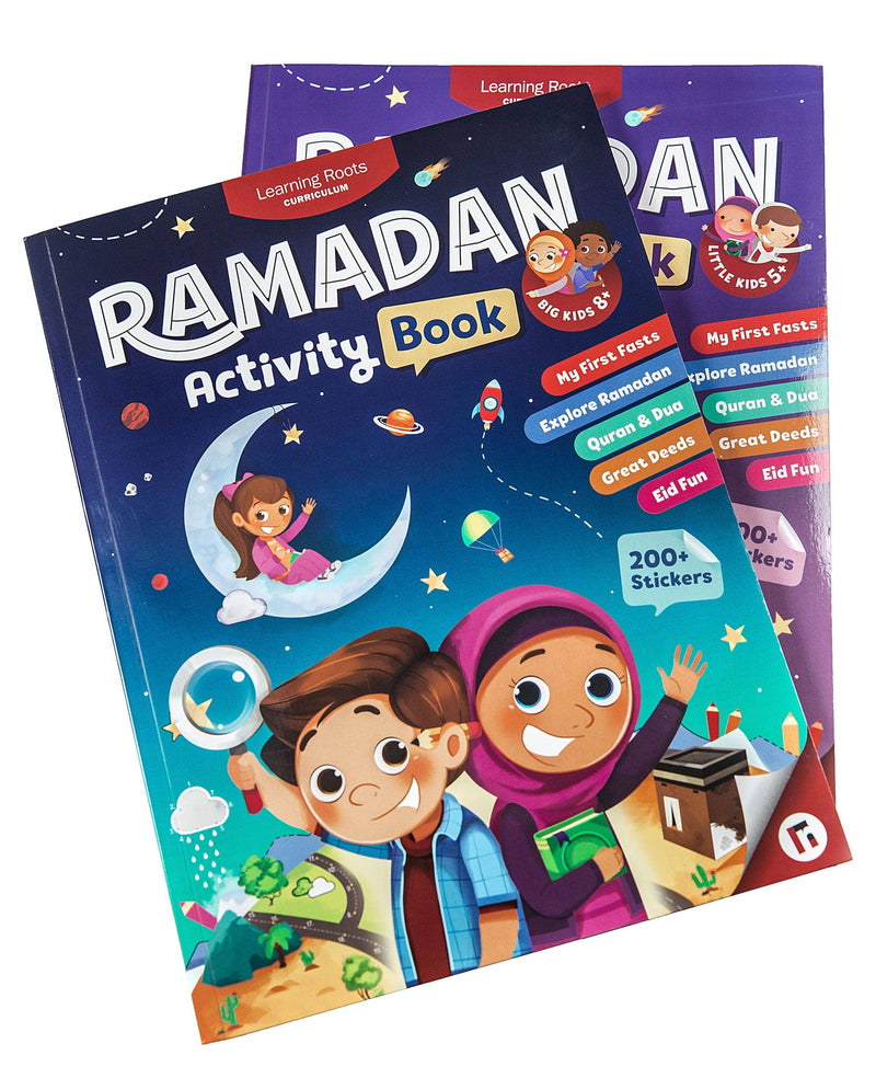 Ramadan Activity Book for Little Kids & Big Kids by Zaheer Khatri 2 Books Collection Set - Ages 5-10 - Paperback 5-7 Learning Roots