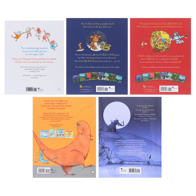 Julia Donaldson Collection Illustrated 5 Picture Books Set - Age 5-7 - Paperback 5-7 Pan Macmillan