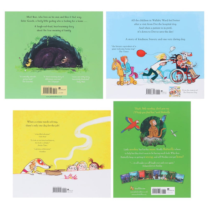 Julia Donaldson Collection Illustrated 4 Picture Books Set - Ages 3-5 - Paperback 3-5 Pan Macmillan