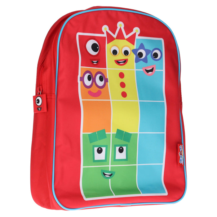 Numberblocks And Alphablocks Wipe Clean 4 Books & Numberblocks Red Backpack - Ages 1-7 - Board Book 5-7 Sweet Cherry Publishing