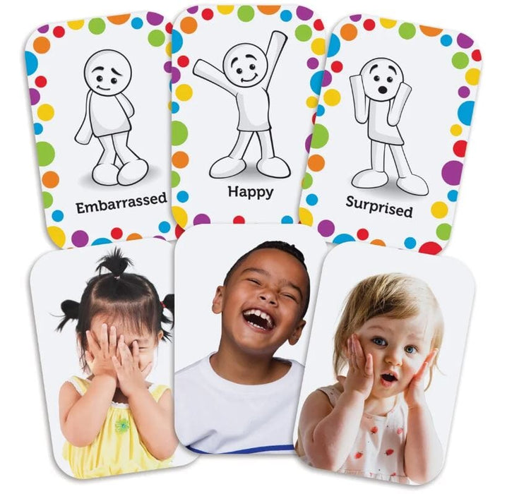 All About Me Feelings Activity Set: Count, Match and Sort (Includes 18 Activity Cards & 54 Pieces) - Ages 3+ - Educational Toys 5-7 Learning Resources