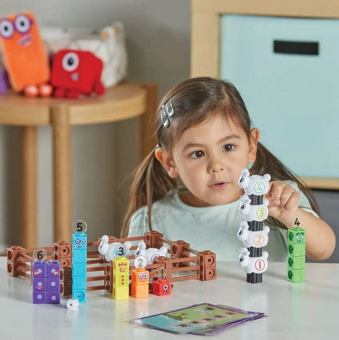 MathLink® Cubes Activity Set Numberblocks® Sheep Farm By Learning Resources - Ages 3+ - Educational Toys 0-5 Learning Resources
