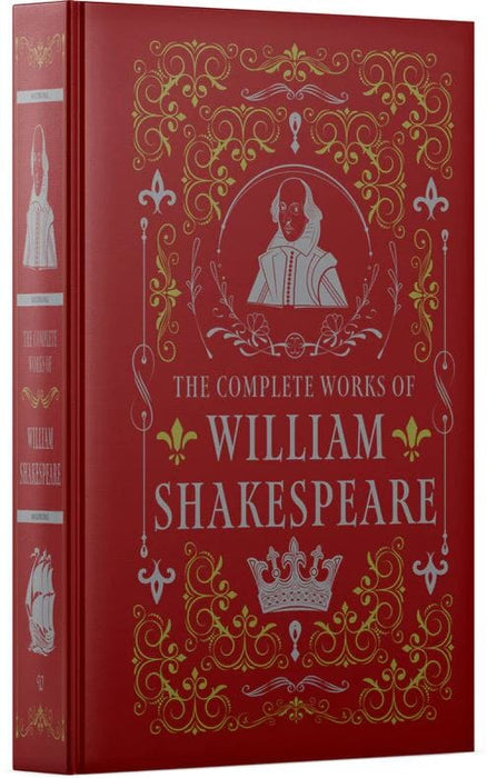 The Complete Works of William Shakespeare - Fiction - Leather Bound Fiction Wilco Books