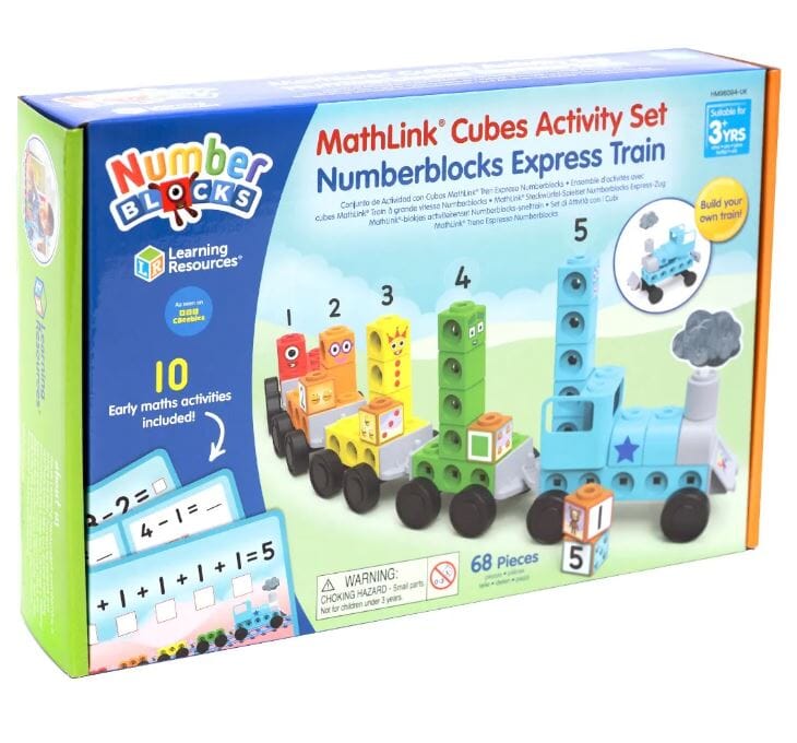 MathLink® Cubes Activity Set Numberblocks® Express Train By Learning Resources - Ages 3+ - Educational Toys 0-5 Learning Resources