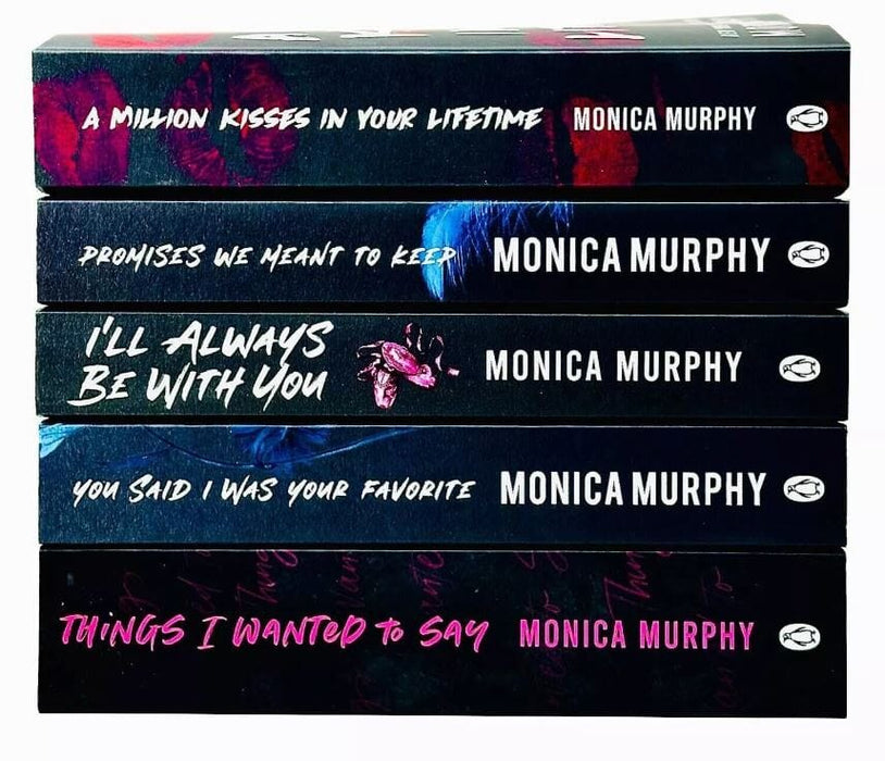 Lancaster Prep Series by Monica Murphy 5 Books Collection Set Fictio
