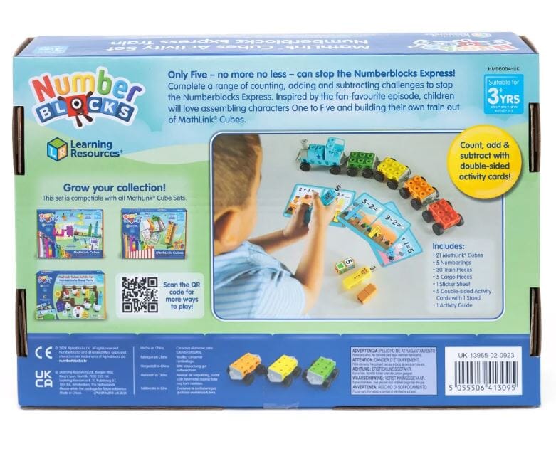 MathLink® Cubes Activity Set Numberblocks® Express Train By Learning Resources - Ages 3+ - Educational Toys 0-5 Learning Resources