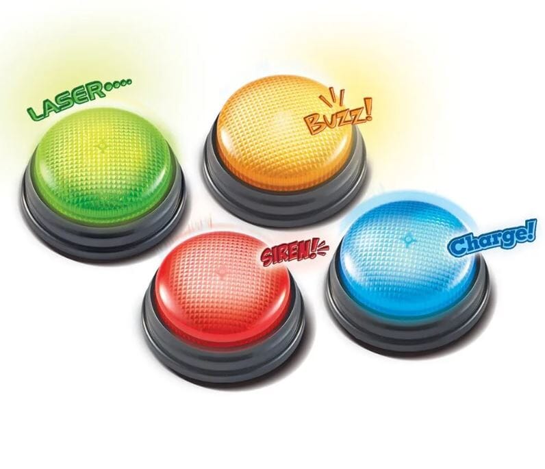 Lights and Sounds Answer Buzzers (Set of 4) By Learning Resources - Ages 3+ - Educational Toys 5-7 Learning Resources