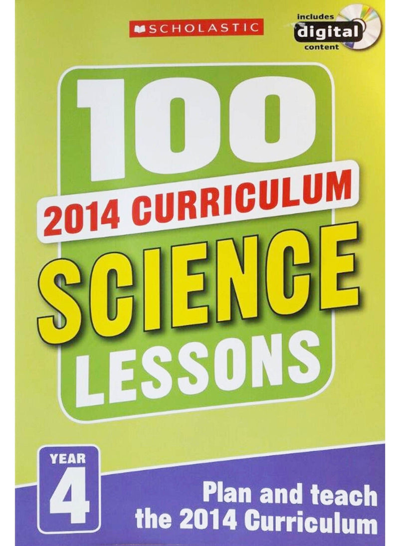 100 Science Lessons for 2014 Curriculum (Year 4) by Kendra McMahon - Ages 8-11 - Paperback 9-14 Scholastic