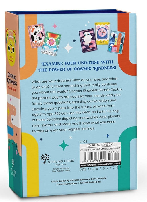 Cosmic Kindness Oracle Deck: A 60-Card Deck for Friendship, Fun, and Big Feelings by Michelle Romo - Ages 8-12 - Paperback 7-9 Union Square Gift