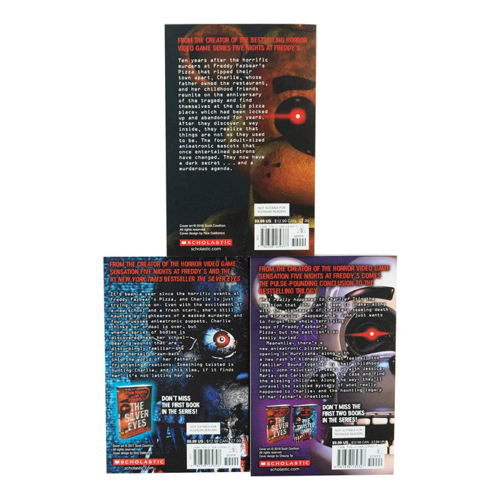 Five Nights At Freddy's by Scott Cawthon 3 Books Collection Boxed Set - Age 13-17 - Paperback Young Adult Scholastic
