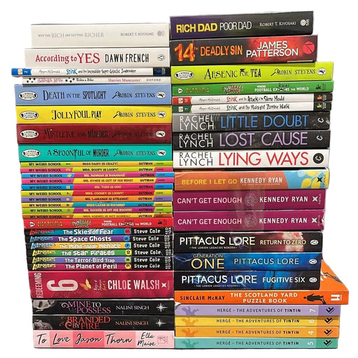 JOBLOT NUMBER 005: 45 Fiction/Children's Mix Books Collection - Paperback - T PT Books2Door