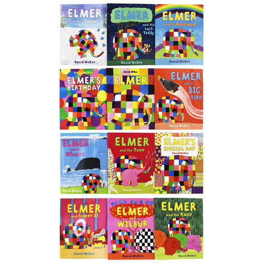 Elmer Picture 12 Books Collection by David McKee - Ages 5+ - Paperback 5-7 Andersen Press Ltd
