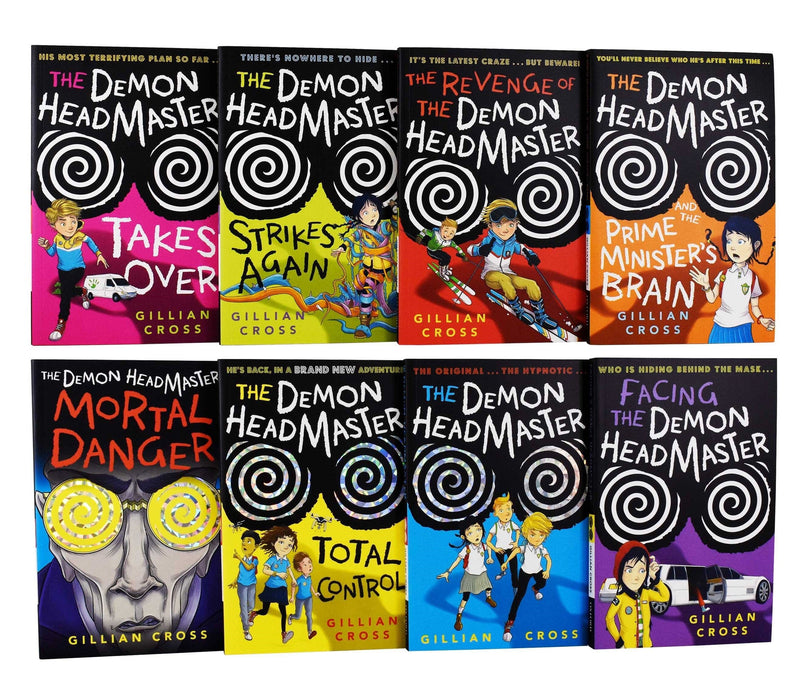 The Demon Headmaster Collection 8 Books Set - Fiction - Paperback - Gillian Cross 9-14 Oxford University Press