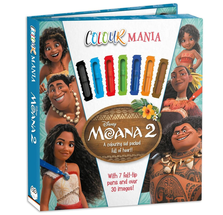 Disney Moana 2: Colourmania: A Colouring Set Packed Full of Heart! - Ages 4-6 - Paperback 3-5 Autumn Publishing