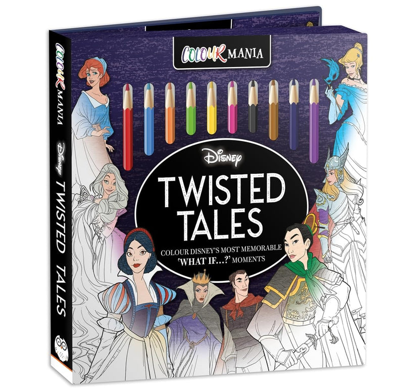 Disney: Twisted Tales Colourmania: Colour Disney's Most Memorable 'WHAT IF...?' Moments - Ages 10+ - Paperback 9-14 Autumn Publishing