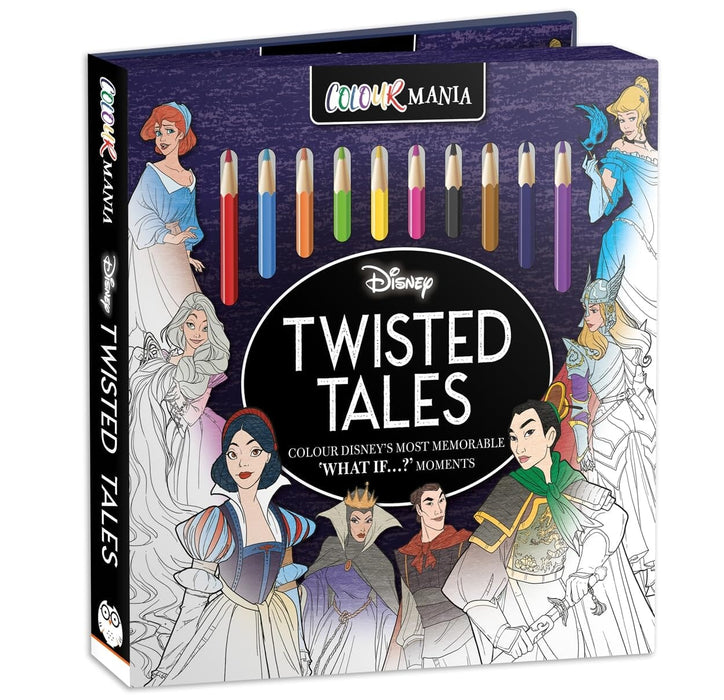 Disney: Twisted Tales Colourmania: Colour Disney's Most Memorable 'WHAT IF...?' Moments - Ages 10+ - Paperback 9-14 Autumn Publishing