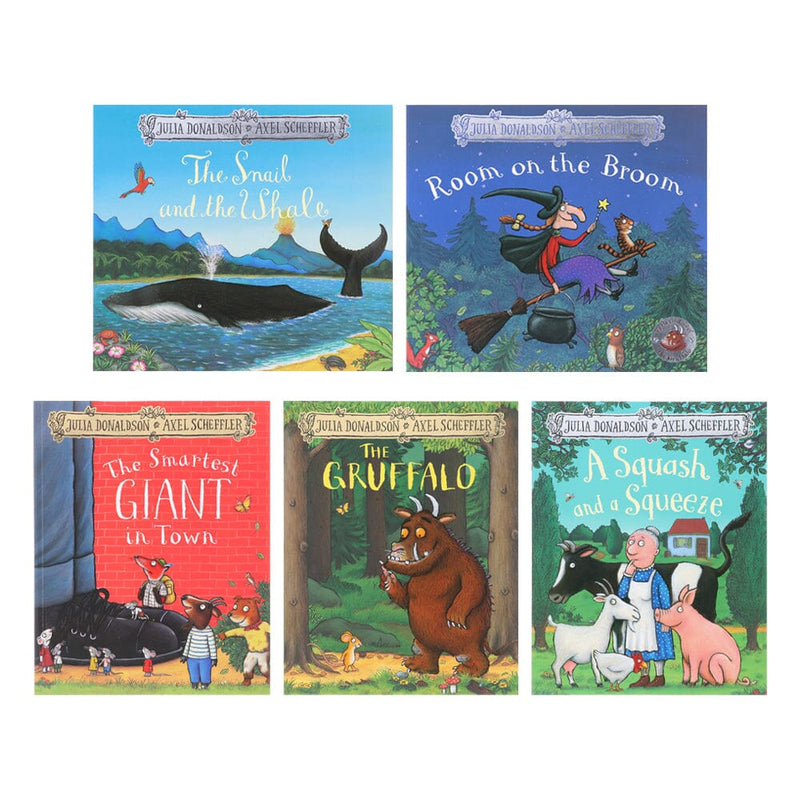 Julia Donaldson Story Collection Illustrated 5 Picture Books Set - Age 5-7 - Paperback 5-7 Pan Macmillan