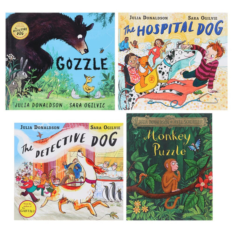 Julia Donaldson Collection Illustrated 4 Picture Books Set - Ages 3-5 - Paperback 3-5 Pan Macmillan