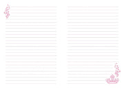 Fearless Journal (The Powerless Trilogy By Lauren Roberts) 240 Ruled Pages, Archival Paper, Metal Corners, Velvet Ribbon & Sprayed Edges - Hardcover Non-Fiction Insight Editions