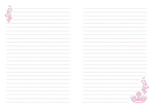 Fearless Journal (The Powerless Trilogy By Lauren Roberts) 240 Ruled Pages, Archival Paper, Metal Corners, Velvet Ribbon & Sprayed Edges - Hardcover Non-Fiction Insight Editions