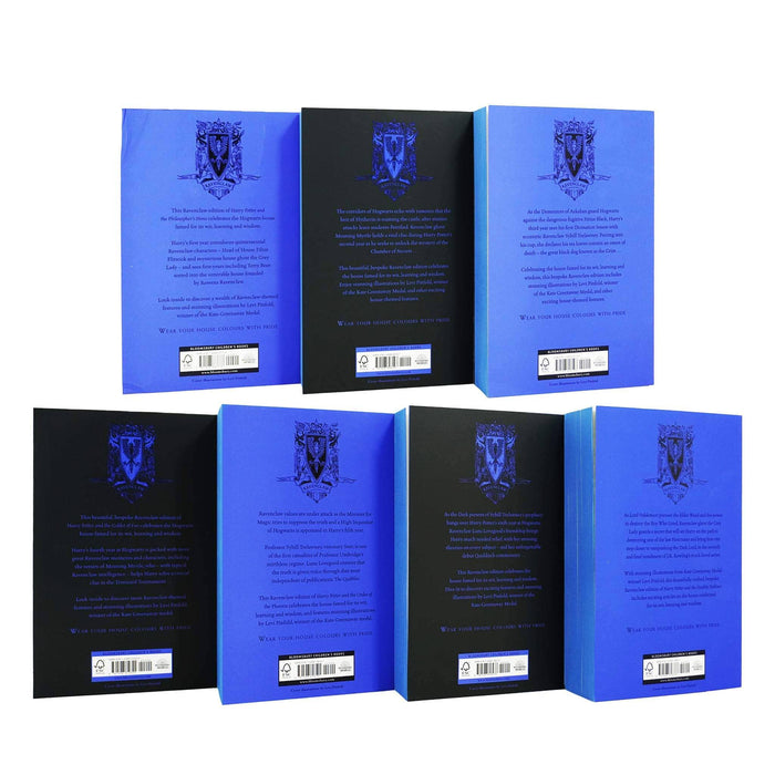 Harry Potter: Hogwarts House Editions - Ravenclaw 7 Books by J.K. Rowling - Ages 9+ - Paperback 9-14 Bloomsbury Publishing PLC