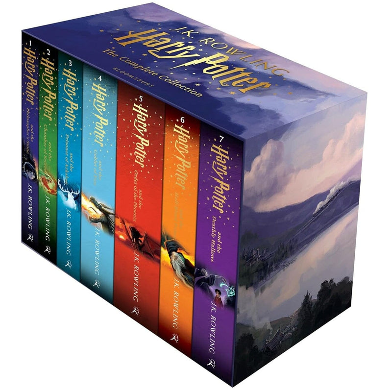 Harry Potter The Complete Collection by J.K. Rowling 7 Books Box Set - Ages 9+ - Paperback 9-14 Bloomsbury Publishing PLC