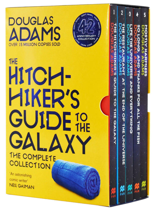 The Hitchhiker's Guide to the Galaxy by Douglas Adams: Complete Books 1-5 Box Set - Fiction - Paperback