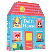 Fold-Out + Play: Doll's House: Build your own 3D house with interactive play pieces and stickers by Ingela P Arrhenius - Ages 4-7 - Board Book 3-5 Nosy Crow Ltd