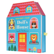 Fold-Out + Play: Doll's House: Build your own 3D house with interactive play pieces and stickers by Ingela P Arrhenius - Ages 4-7 - Board Book 3-5 Nosy Crow Ltd
