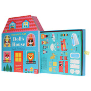 Fold-Out + Play: Doll's House: Build your own 3D house with interactive play pieces and stickers by Ingela P Arrhenius - Ages 4-7 - Board Book 3-5 Nosy Crow Ltd