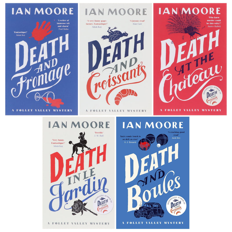 A Follet Valley Murder Mystery by Ian Moore 5 Books Collection Set - Fiction - Paperback Fiction Farrago