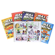 Max Meow Series By John Gallagher: Graphic Novels 6 Books Collection Set - Ages 5-10 - Paperback Graphic Novels Penguin Random House