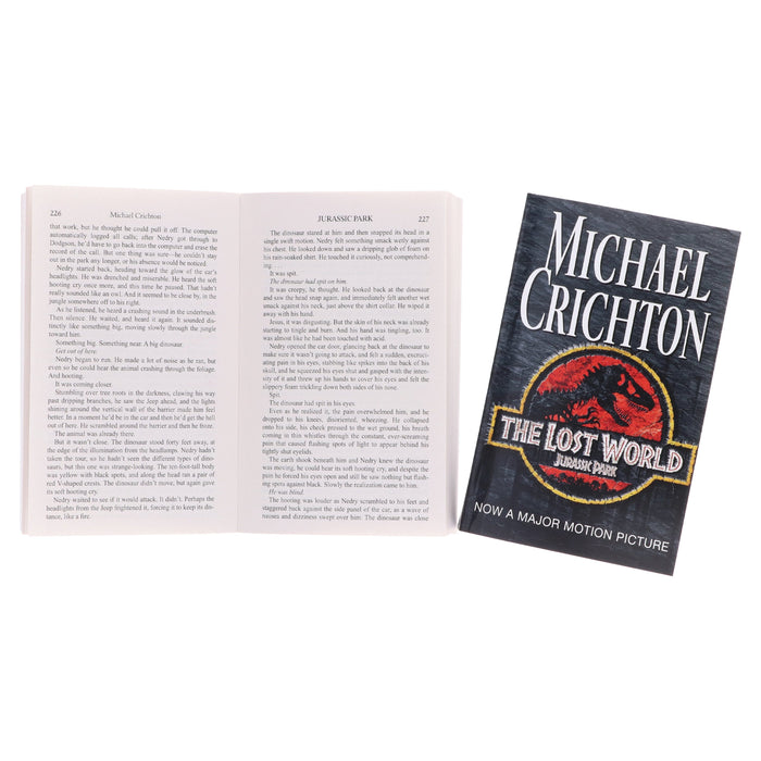 Jurassic Park & The Lost World by Michael Crichton: 2 Books Collection Set - Fiction - Paperback Fiction Penguin Random House