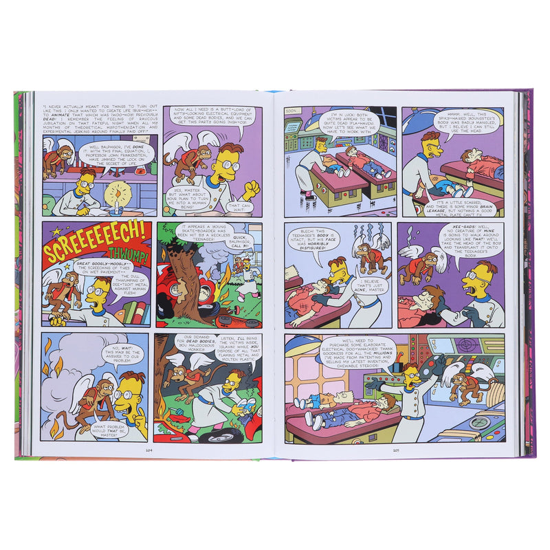 The Simpsons Treehouse of Horror Ominous Omnibus Vol. 3: Fiendish Fables of Devilish Delicacies by Matt Groening - Ages 12+ - Hardback 9-14 Abrams