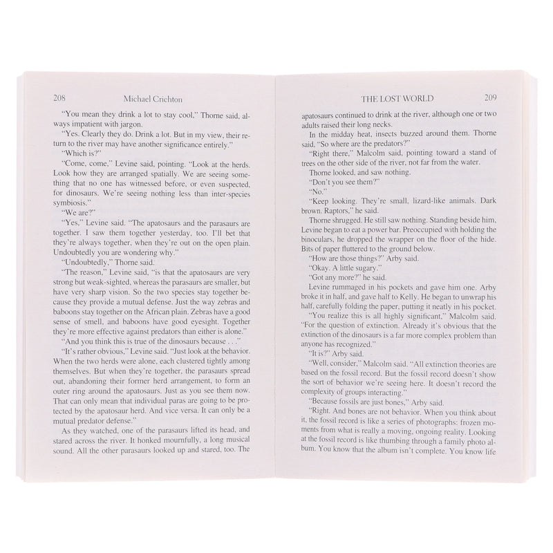Jurassic Park & The Lost World by Michael Crichton: 2 Books Collection Set - Fiction - Paperback Fiction Penguin Random House