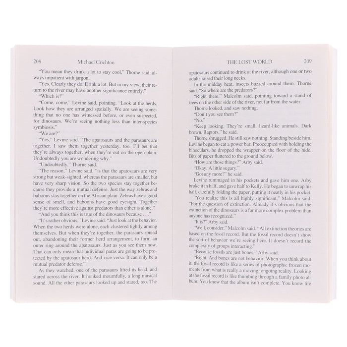 Jurassic Park & The Lost World by Michael Crichton: 2 Books Collection Set - Fiction - Paperback Fiction Penguin Random House
