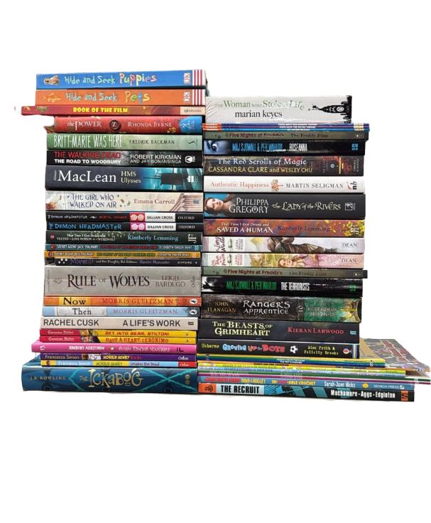 JOBLOT NUMBER 103: 40 Fiction/Children's Mix Books Collection - Paperback - I 22 Books2Door