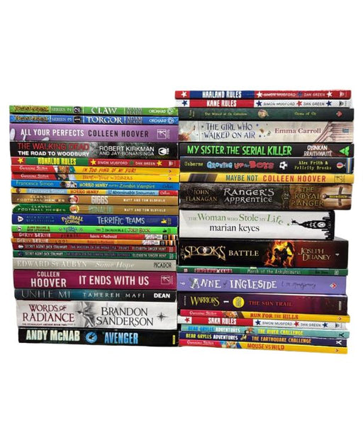 JOBLOT NUMBER 105: 40 Fiction/Children's Mix Books Collection - Paperback - I 22 Books2Door