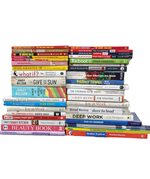JOBLOT NUMBER 107: 35 Mixed Books Collection - Paperback - I 22 Books2Door
