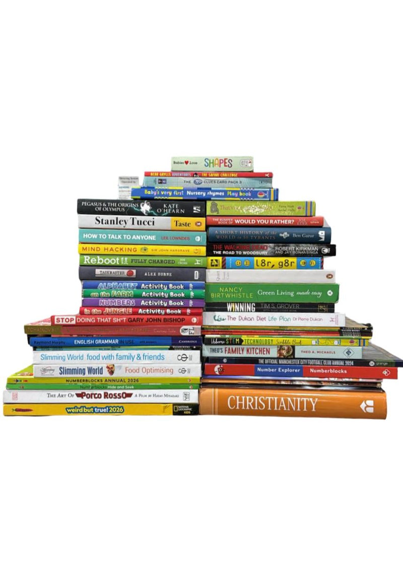 JOBLOT NUMBER 109: 30 Mixed Books Collection - Paperback - I 22 Books2Door