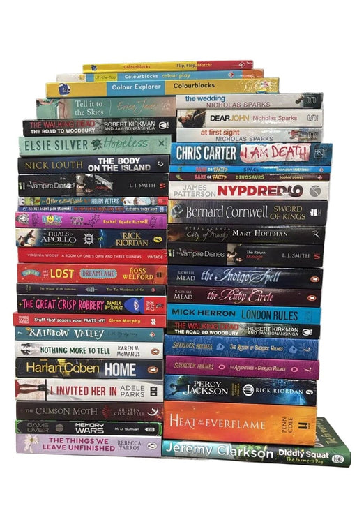 JOBLOT NUMBER 117: 40 Fiction/Children's Mix Books Collection - Paperback - I 22 Books2Door