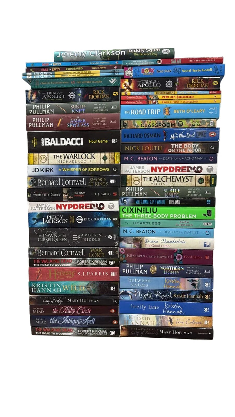 JOBLOT NUMBER 118: 45 Fiction/Children's Mix Books Collection - Paperback - I 22 Books2Door