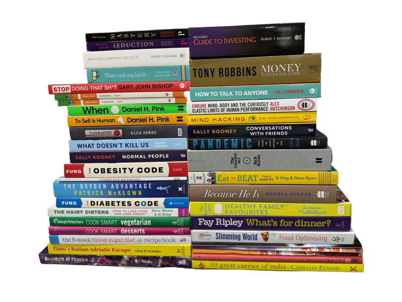 JOBLOT NUMBER 120: 35 Mixed Books Collection - Paperback - I 22 Books2Door